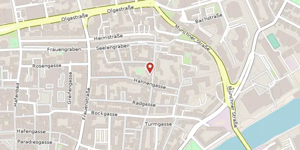 Karte der Umgebung von Griesbadgasse 7, 89073 Ulm/Donau
