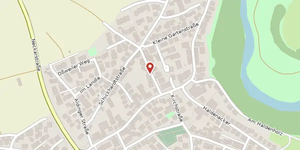Karte der Umgebung von Friedenstraße 9, 71334 Waiblingen