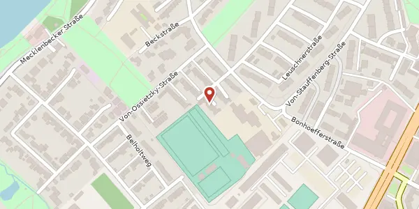 Karte der Umgebung von Mierendorffstr. 49, 48151 Münster