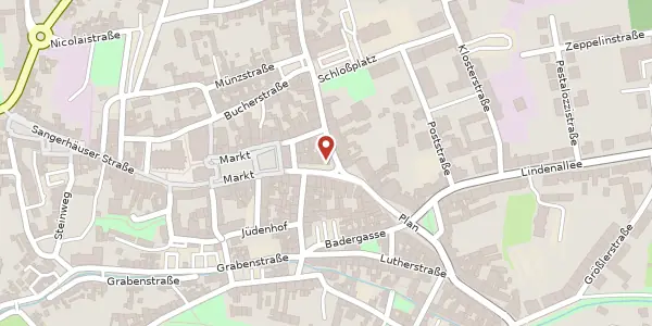 Karte der Umgebung von Markt 26, 06295 Lutherstadt Eisleben