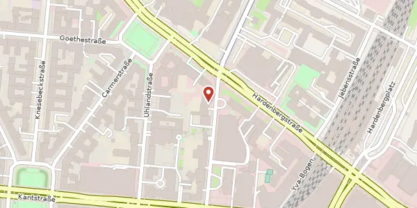 Karte der Umgebung von Fasanenstraße 3, 10623 Berlin