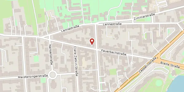 Karte der Umgebung von Feuerbachstr. 14, 14471 Potsdam