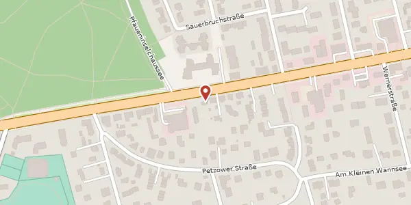 Karte der Umgebung von Königstraße 49 d, 14109 Berlin