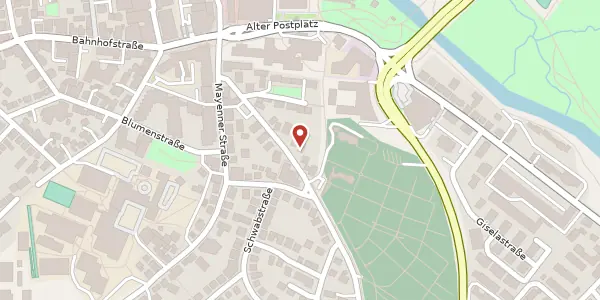 Karte der Umgebung von Alte Rommelshauser Straße 15, 71332 Waiblingen