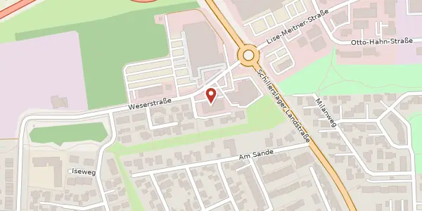 Karte der Umgebung von Weserstraße 3, 31303 Burgdorf
