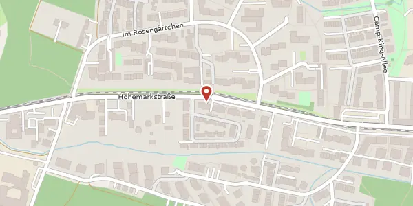 Karte der Umgebung von Hohemarkstr. 154h, 61440 Oberursel