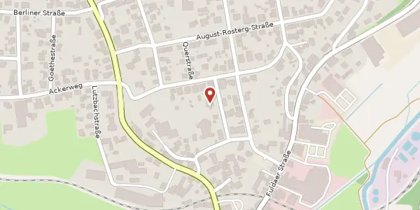 Karte der Umgebung von Hubertusstraße 6, 36119 Neuhof