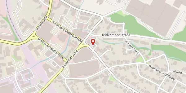 Karte der Umgebung von Richard-Zanders-Str. 19, 51465 Bergisch Gladbach