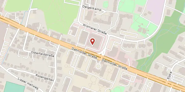 Karte der Umgebung von Detmolder Str. 281, 33605 Bielefeld