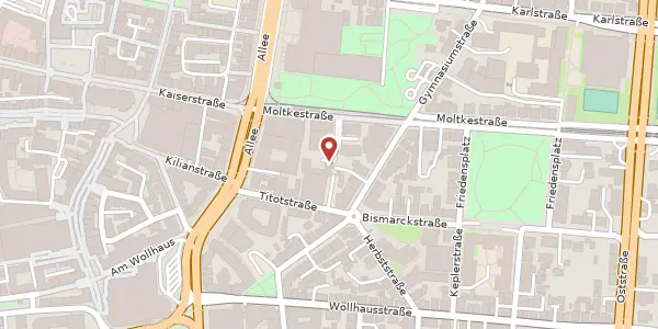 Karte der Umgebung von Moltkestrasse 8/1, 74072 Heilbronn