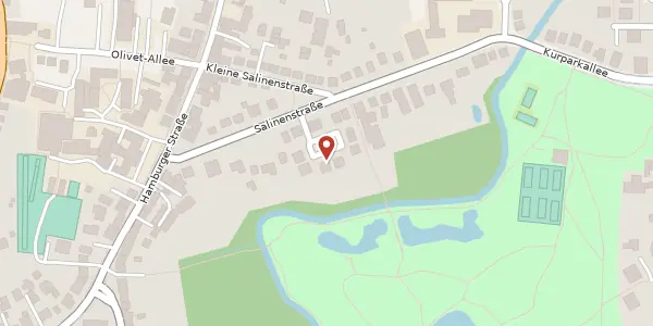 Karte der Umgebung von Salinenstraße 15 B, 23843 Bad Oldesloe