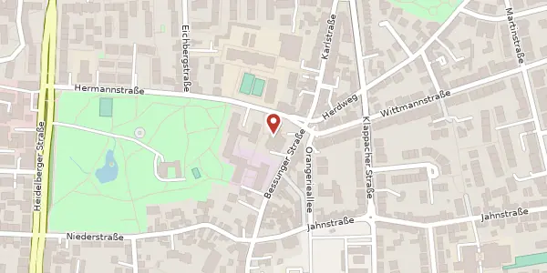 Karte der Umgebung von Bessunger Str. 3-5, 64285 Darmstadt