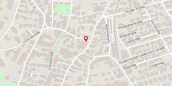 Karte der Umgebung von Hauptstr. 12, 86825 Bad Wörishofen