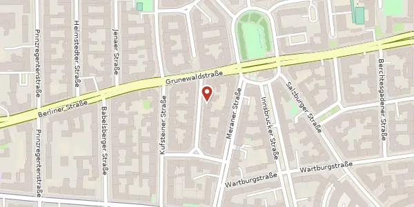 Karte der Umgebung von Bozener Straße 21, 10825 Berlin