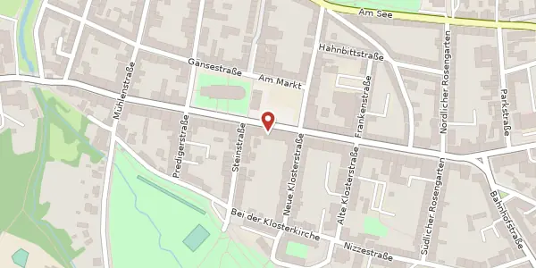 Karte der Umgebung von Lange Straße 50, 18311 Ribnitz-Damgarten