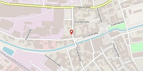 Karte der Umgebung von Bismarckstraße 1, 66482 Zweibrücken