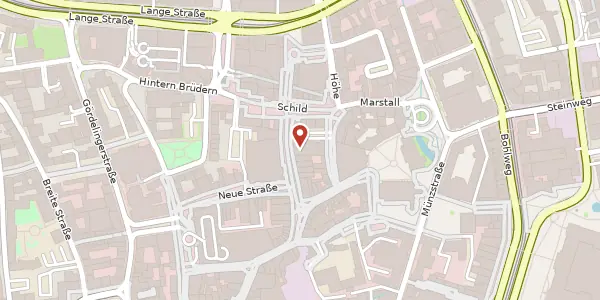 Karte der Umgebung von Sack 17, 38100 Braunschweig