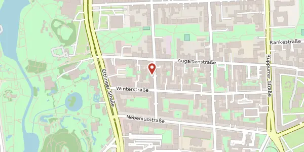 Karte der Umgebung von Wilhelmstraße 72, 76137 Karlsruhe