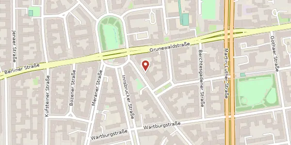 Karte der Umgebung von Salzburger Straße 11, 10825 Berlin