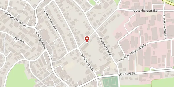 Karte der Umgebung von Mörikestraße 20/6, 70794 Filderstadt