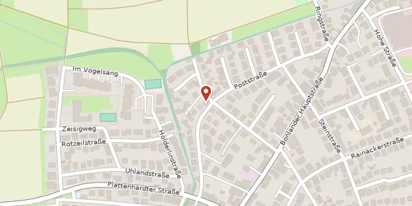 Karte der Umgebung von Poststraße 27, 70794 Filderstadt