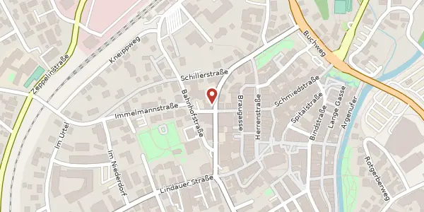 Karte der Umgebung von Gegenbaurstraße 13, 88239 Wangen