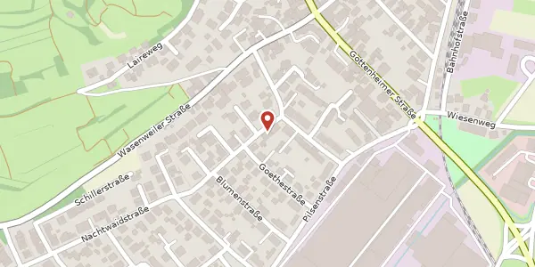Karte der Umgebung von Nachtwaidstraße 1 a, 79268 Bötzingen