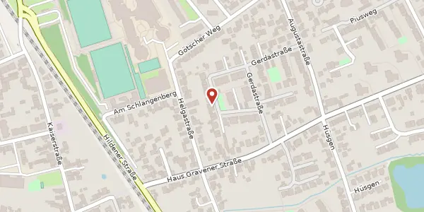 Karte der Umgebung von Gudrunstr. 30, 40764 Langenfeld