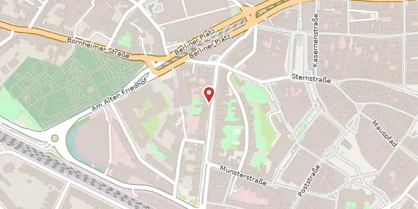 Karte der Umgebung von Thomas-Mann-Str. 32, 53111 Bonn