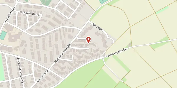 Karte der Umgebung von Leuschnerstraße 14, 71642 Ludwigsburg