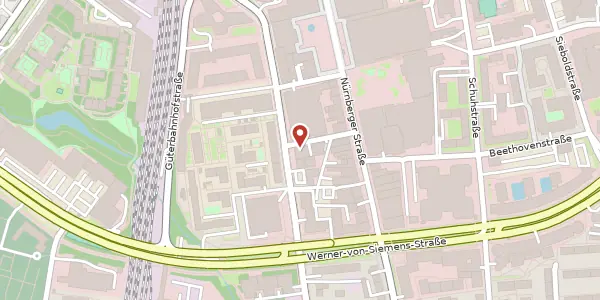 Karte der Umgebung von Bauhofstr. 5, 91052 Erlangen