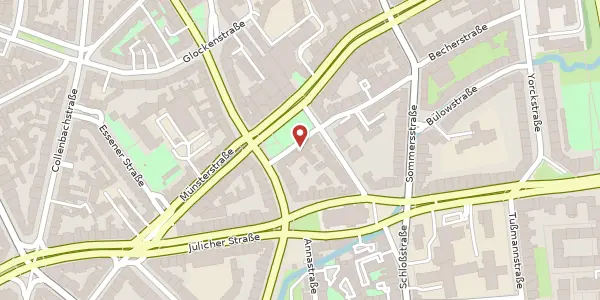 Karte der Umgebung von Becherstr. 9, 40476 Düsseldorf