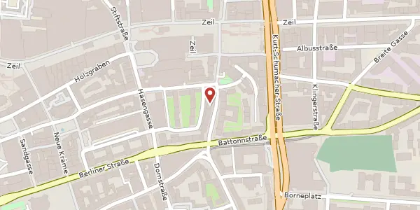 Karte der Umgebung von Fahrgasse 91-95, 60311 Frankfurt