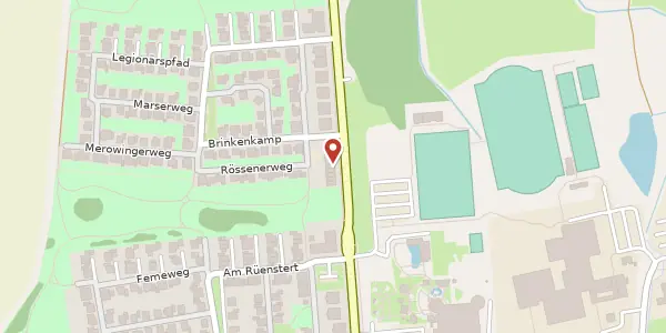 Karte der Umgebung von Ardeyweg 54, 59494 Soest