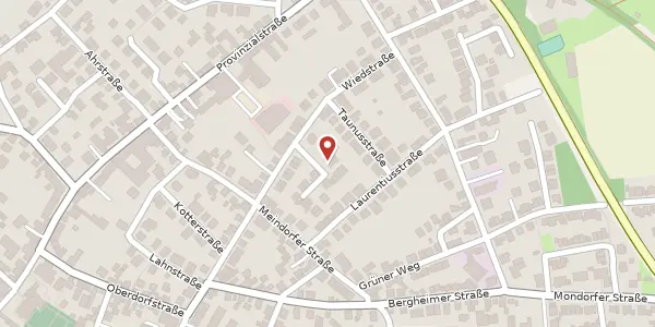 Karte der Umgebung von Elbe Str. 4, 53859 Niederkassel