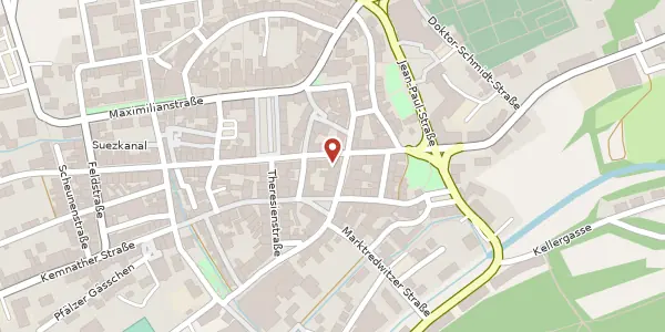 Karte der Umgebung von Ludwigstr. 25, 95632 Wunsiedel