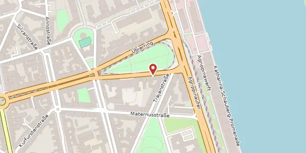 Karte der Umgebung von Ubierring 54, 50678 Köln