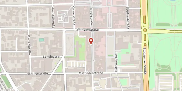 Karte der Umgebung von Seestraße 6, 71638 Ludwigsburg