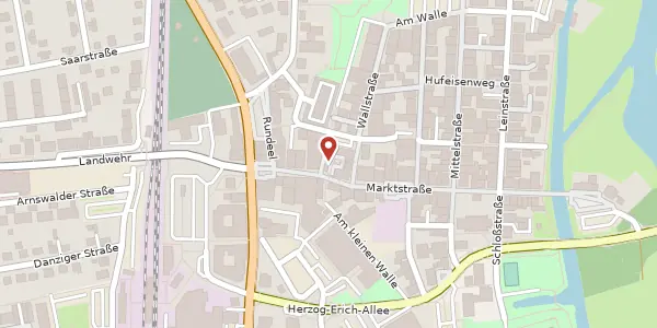 Karte der Umgebung von Marktstraße 14, 31535 Neustadt