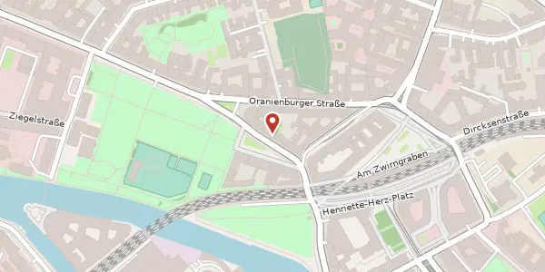 Karte der Umgebung von Monbijouplatz 3 a, 10178 Berlin