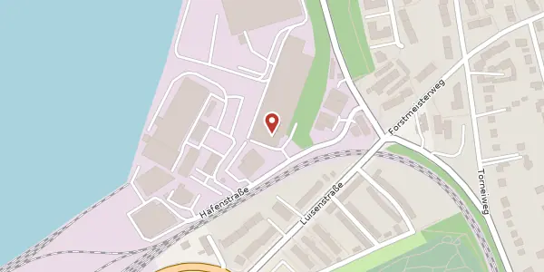 Karte der Umgebung von Hafenstraße 35, 23568 Lübeck