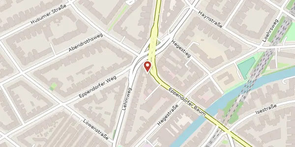Karte der Umgebung von Eppendorfer Baum 43, 20249 Hamburg