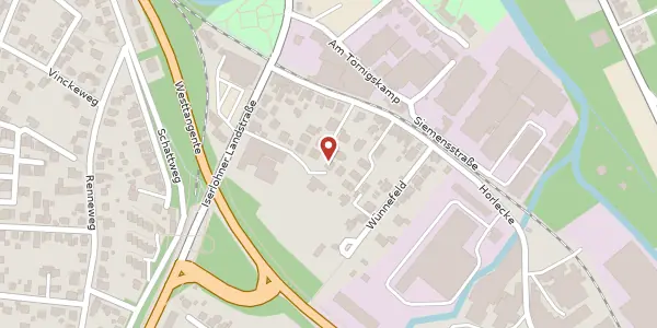 Karte der Umgebung von Iserlohner Landstr. 21 c, 58706 Menden