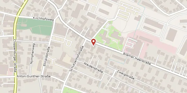Karte der Umgebung von Bremer Str. 68, 26135 Oldenburg
