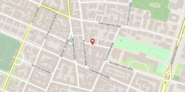 Karte der Umgebung von Rambergstr. 5, 80799 München