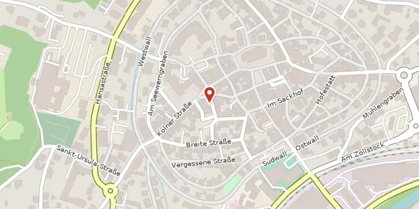 Karte der Umgebung von Kölner Str. 19-21, 57439 Attendorn