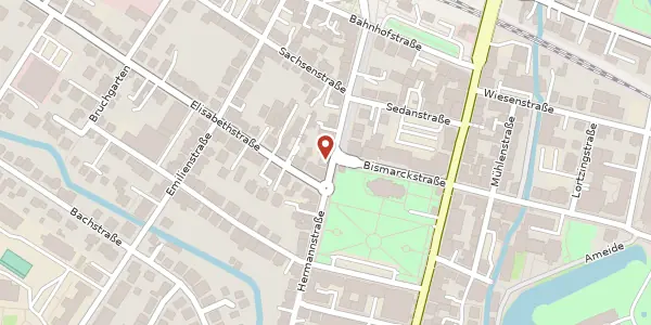 Karte der Umgebung von Hermannstr. 25, 32756 Detmold