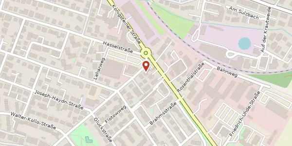 Karte der Umgebung von Schubertstraße 1, 65812 Bad Soden