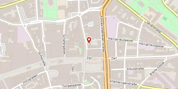 Karte der Umgebung von Große Friedberger Str. 16-20, 60313 Frankfurt