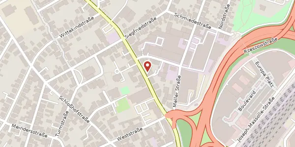 Karte der Umgebung von Jöllenbecker Str. 42-44, 33613 Bielefeld